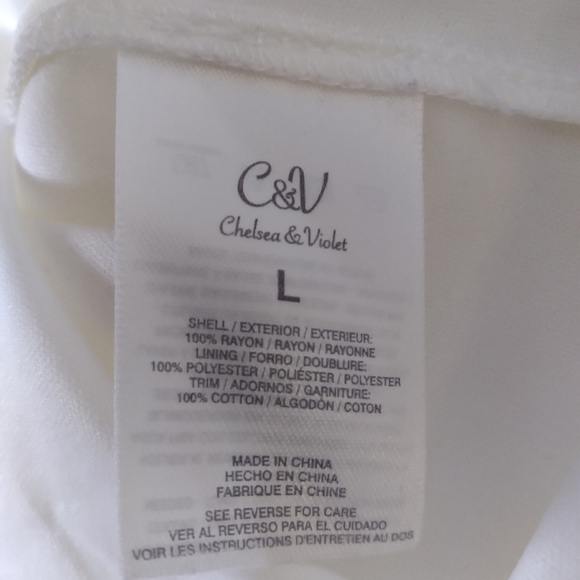 Chelsea & Violet Sleeveless Crochet Detail Tunic Mini Dress - Picture 7 of 8